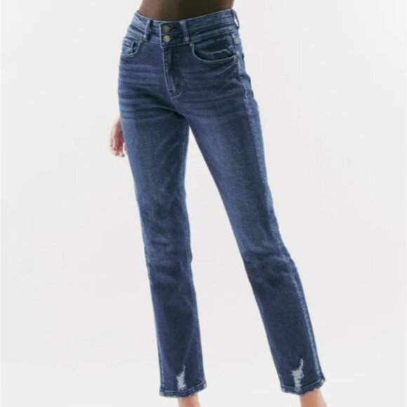 KanCan Women's Cadence Ultra High Rise Slim Straight Jeans sz 30 - Picture 1 of 12